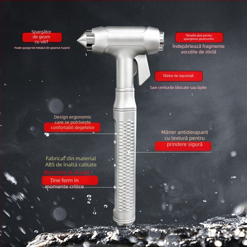 Cioc de siguranță auto, aliaj de aluminiu, greutate 0,2 kg, personalizabil