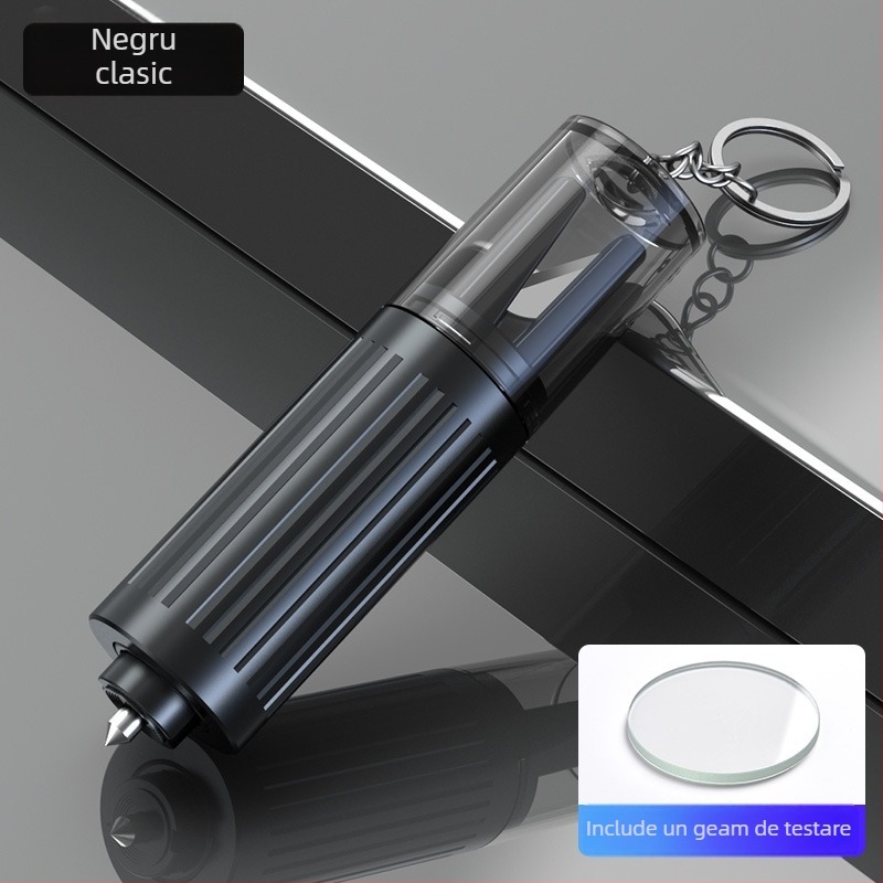 Cioc de spargere a geamului auto cu cutter — Still Floating, metal+ABS, 67 g, instrument de salvare în situații de urgență