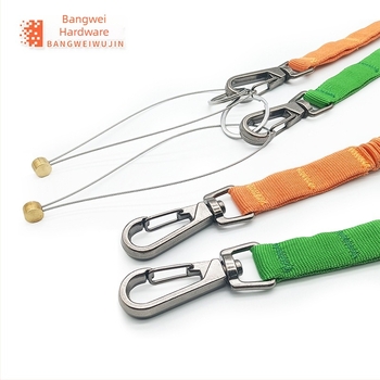 Sfoară de siguranță pentru lucru la înălțime – Bangwei, material: poliester/șină de oțel, tip: sfoară de siguranță, anti-cadere, poziționare, elasticitate telescopică