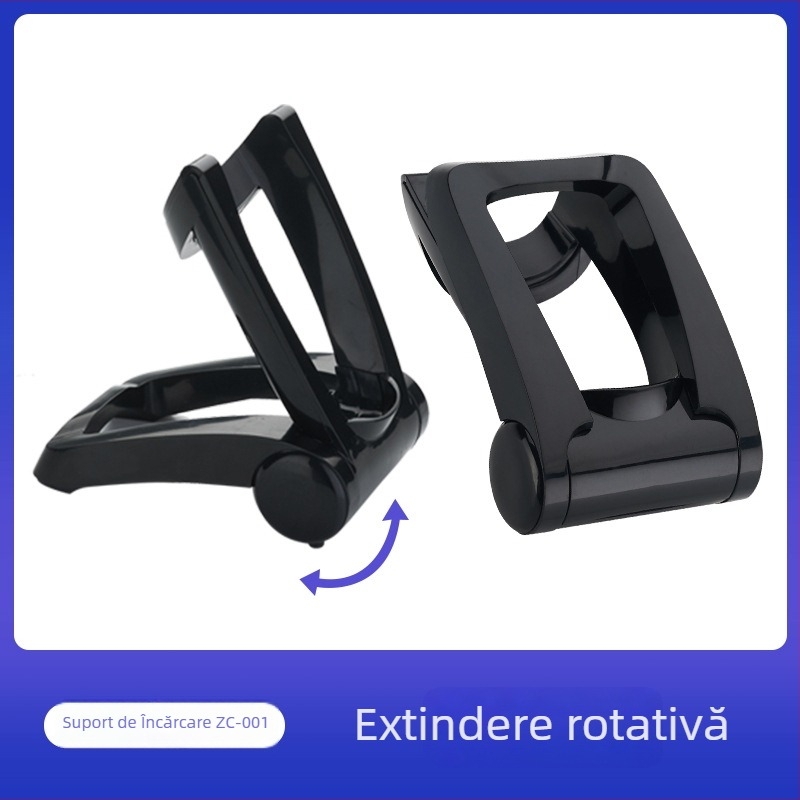 Bază de încărcare pentru aparat de ras electric, ABS, 220V, tip priză, pliabil pentru încărcare directă, model 001