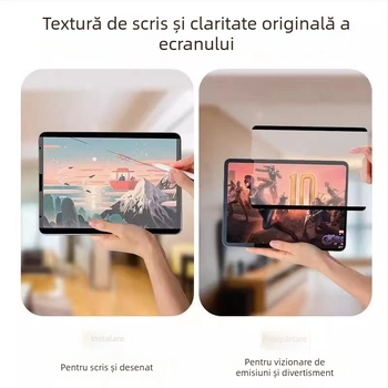 Folie PET mată pentru iPad Air și iPad Pro 2024 – pentru scriere și desen