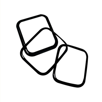 Protecție ecran Apple Watch – sticlă temperată cu textură carbon, margine moale