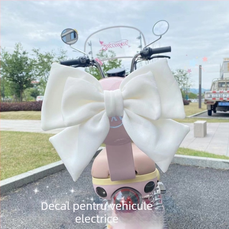 Fundă 3D din material textil pentru etichetă de pe partea din spate a motocicletei/vehiculului electric — accesoriu decorativ pentru vehicul (Brand: Other homes; Material: Other)