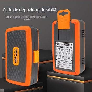 Set 38-in-1 șurubelnițe cu clichet, 180° funcție, oțel crom-vanadiu, 38 de unelte, pentru reparații la motociclete și mașini (oțel crom-vanadiu • 38 unelte • funcție 180° • pentru reparații motociclete și mașini)