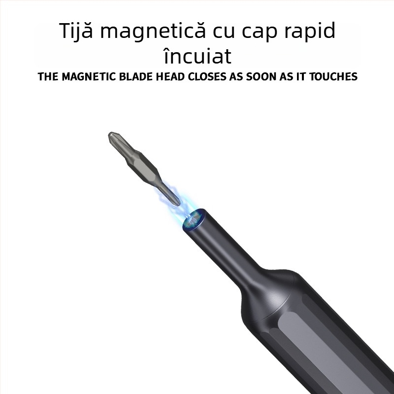 Set 39 în 1 șurubelnițe stilou pentru ochelari, telefoane și calculatoare — magnetic, neizolat, oțel de instrument S2, 0,095 kg
