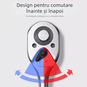 Set de scule auto, 12 piese, cu cheie cu soclu, din oțel carbon, pentru întreținere și reparații ale mașinilor
