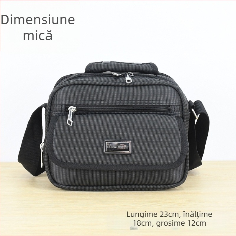 Geantă Guangshida pentru bărbați, umăr/crossbody, poliester, stil stradal, rezistentă, compartimente interne, pentru călătorii de afaceri