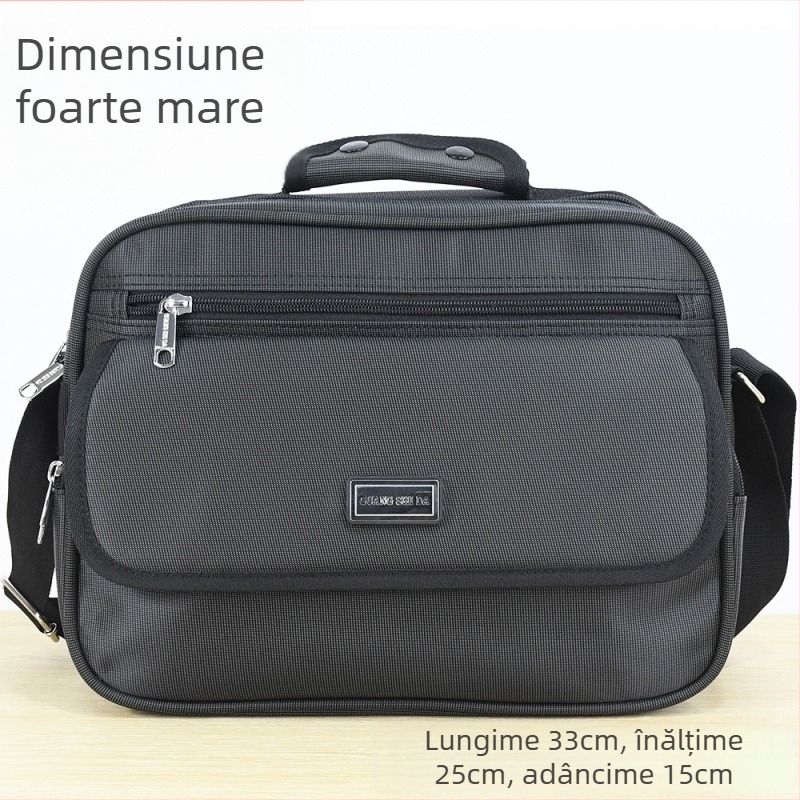 Geantă Guangshida pentru bărbați, umăr/crossbody, poliester, stil stradal, rezistentă, compartimente interne, pentru călătorii de afaceri