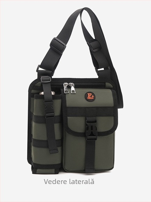 Geantă crossbody pentru bărbați din material Oxford, respirabilă și foarte ușoară, căptușeală poliester, marcă 8144