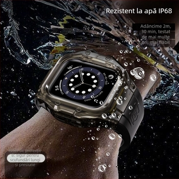 Carcasă de protecție Apple Watch – rezistentă la apă, TPU+PC, design personalizat, compatibilă cu Watch4