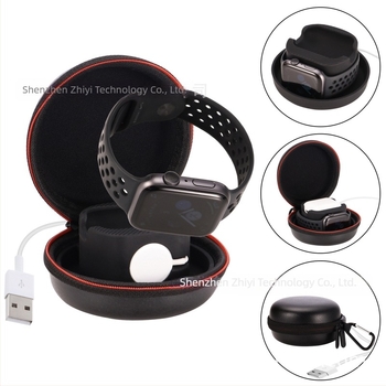 Suport de încărcare din silicon pentru Apple Watch și AirPods – 2 în 1 cu spațiu de depozitare