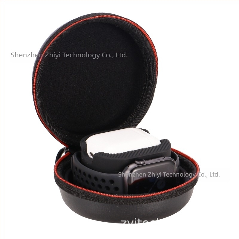 Suport de încărcare din silicon pentru Apple Watch și AirPods – 2 în 1 cu spațiu de depozitare