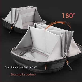 WEPOWER Geantă de umăr pentru bărbați din nylon, cu compartiment pentru cabluri, rezistentă la apă și uzură