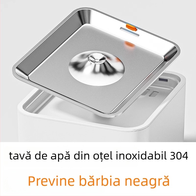 Dispenser de apă pentru animale de companie, cu design detașabil, încălzire la temperatură constantă, funcționare automată, filtru-cartuș, fără fir, pentru câini și pisici
