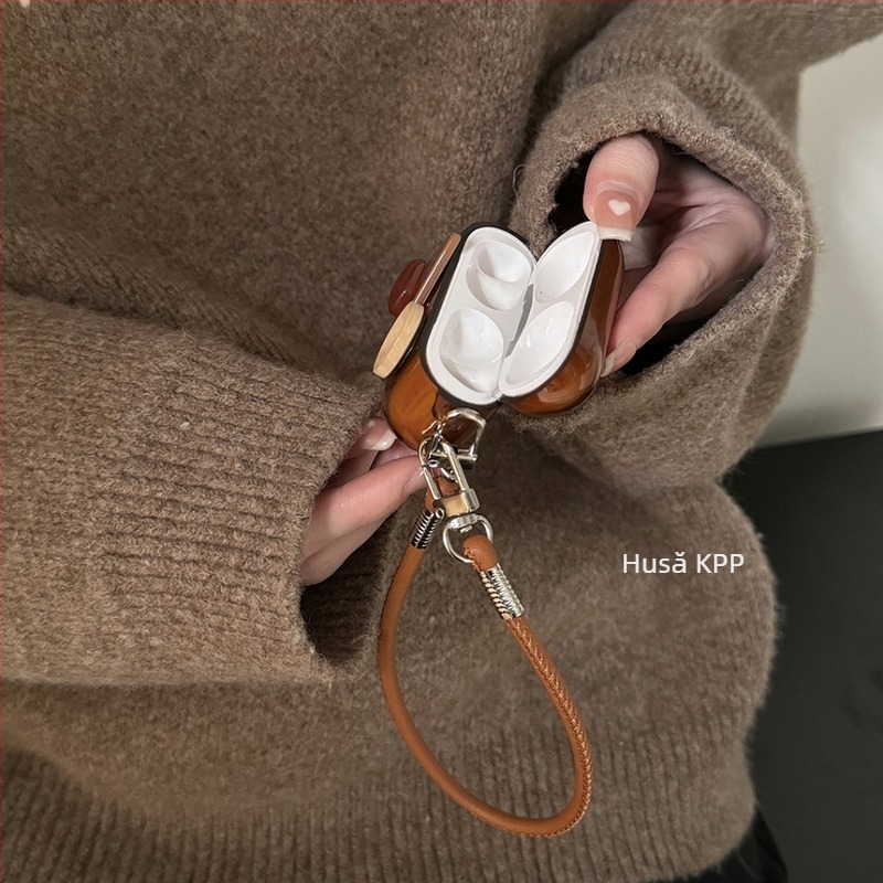 Carcasă TPU universală pentru AirPods 2–4 și Pro, design portabil, construcție cu adeziv, suport pentru personalizare