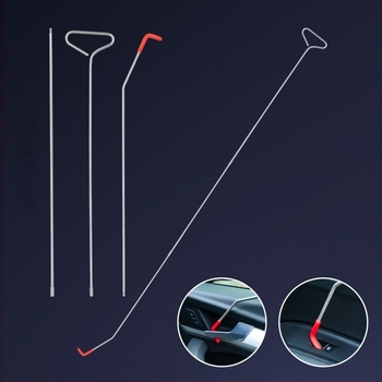Unealtă pentru deblocarea încuietorii ușii auto, cu set de cârlige pentru airbag și șină de deschidere a ușii