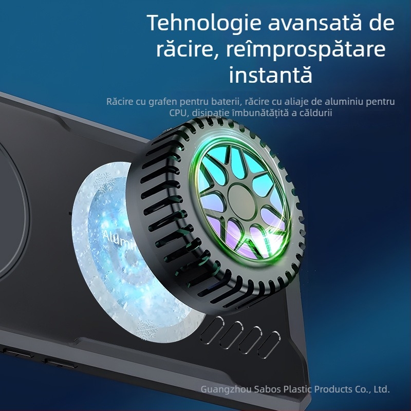 Carcasă din grafen pentru telefon cu suport magnetic auto – disipare căldură, anti-uzură, anti-cădere, pentru OPPO GT5 Pro
