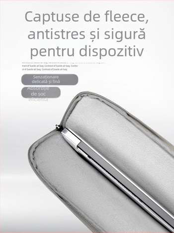 Geantă pentru laptop din piele PU, impermeabilă, rezistentă la uzură și la cutremure; brand Sunghee, căptușeală interioară.