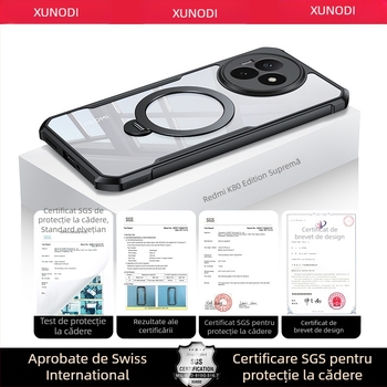 Xundd husă protecție Redmi K80 Extreme Edition – PC+TPU, antișoc, antiderapant, disipare căldură, rezistentă la uzură, găuri camera precise, compatibilă cu Redmi K80 Extreme Edition și K80 Ultra