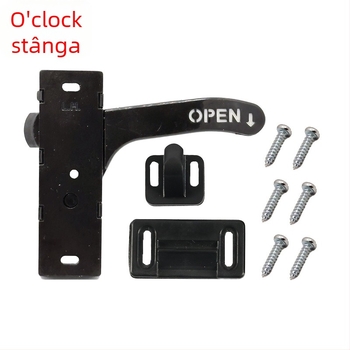 Mâner de ușă pentru rulotă cu încuietoare pentru plasa ferestrei, model ST3108, brand SIBOTE, universal pentru toate rulotele, material: nailon tehnic