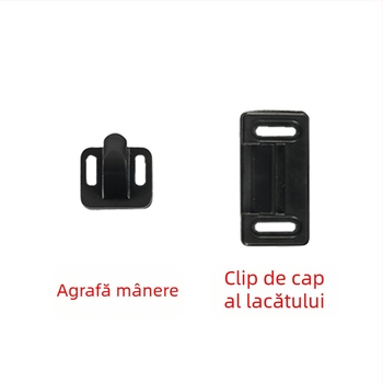 Mâner de ușă pentru rulotă cu încuietoare pentru plasa ferestrei, model ST3108, brand SIBOTE, universal pentru toate rulotele, material: nailon tehnic