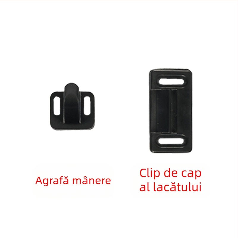 Mâner de ușă pentru rulotă cu încuietoare pentru plasa ferestrei, model ST3108, brand SIBOTE, universal pentru toate rulotele, material: nailon tehnic