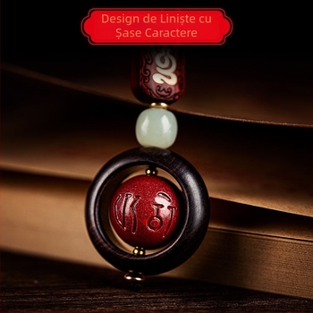 Pandant pentru chei din cinnabar, stil medieval, retro literar, categorie: colier, lansare primăvara 2025