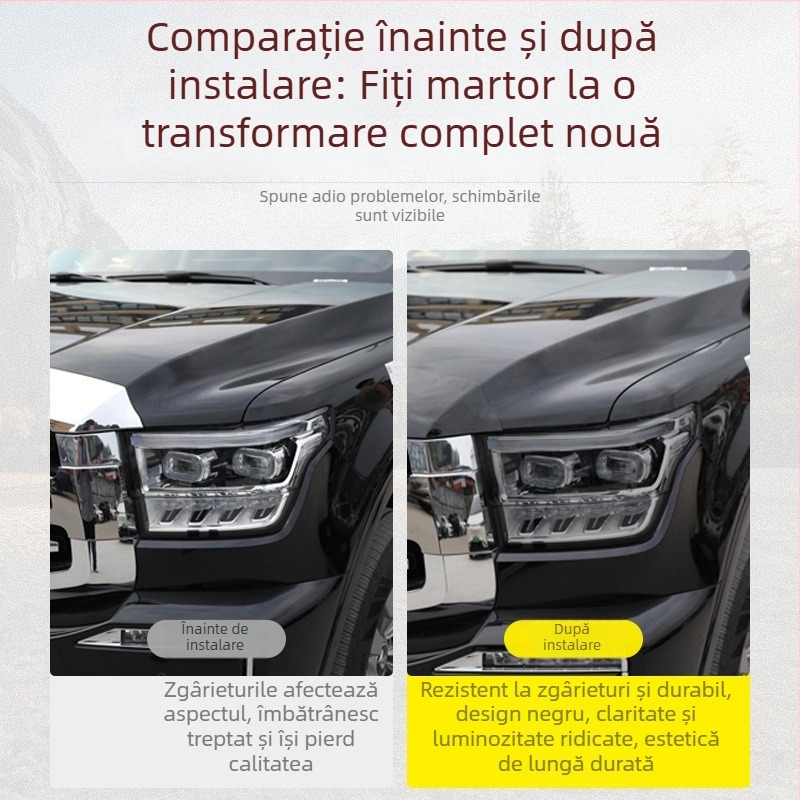 VEELVEE TPU folie protectoare pentru faruri și stopuri pentru Tank 500 Hi4-T