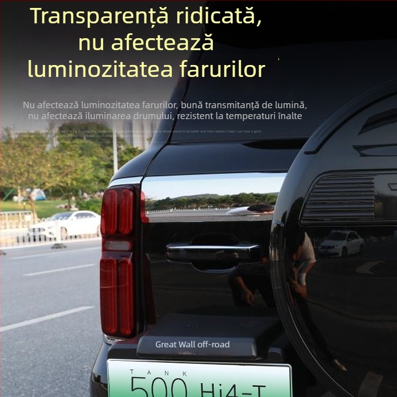 VEELVEE TPU folie protectoare pentru faruri și stopuri pentru Tank 500 Hi4-T