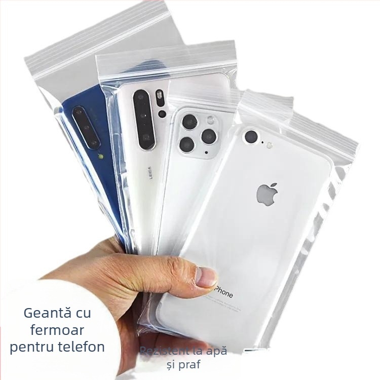 Geantă pentru telefon mobil, transparentă, stil unisex, Material: Alt; Proces: Presare la cald