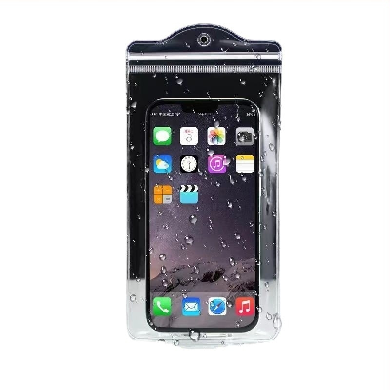 Geantă pentru telefon mobil, material polietilenă, stil cuplu, execuție de bază