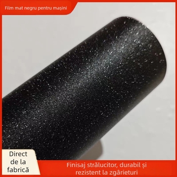 Vinil auto cu finisaj mat — PVC, garanție de 2 ani, reducerea reflexiilor farurilor noaptea pentru o conducere mai sigură, protecție a vopselei împotriva nisipului, ploilor și UV