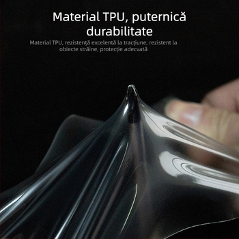 Film protector TPU pentru stâlpul central și farurile Changan Uni-K, transparent, rezistent la temperaturi ridicate/scăzute, potrivire universală