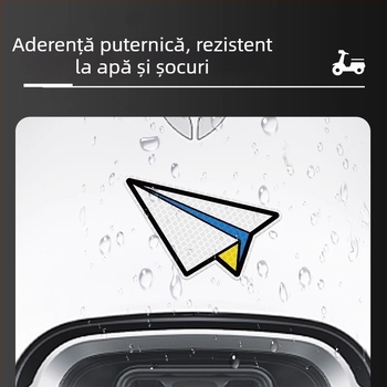 Sticker reflectorizant pentru caroserie, acoperire a zgârieturilor, montaj autoadeziv pentru siguranță nocturnă