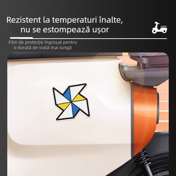 Sticker reflectorizant pentru caroserie, acoperire a zgârieturilor, montaj autoadeziv pentru siguranță nocturnă
