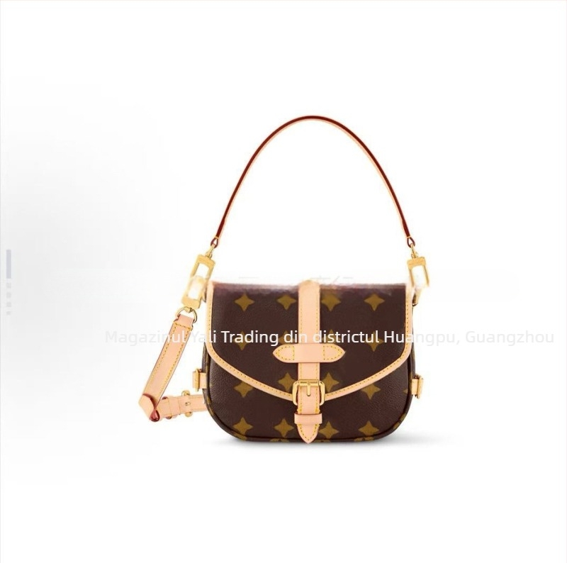 Geantă cilindrică din piele naturală pentru subraț, închidere acoperită, căptușeală din pânză, interior cu fermoar laminat