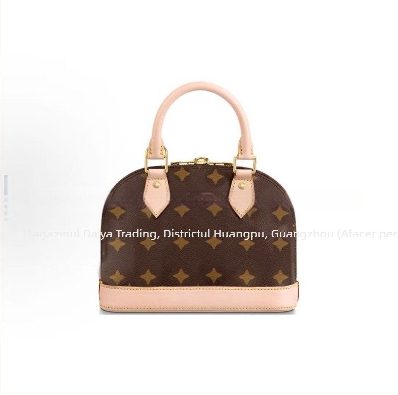 Geantă cilindrică din piele naturală pentru subraț, închidere acoperită, căptușeală din pânză, interior cu fermoar laminat