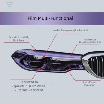 Autocolant pentru faruri auto, instalare tip lipire, material: Altul