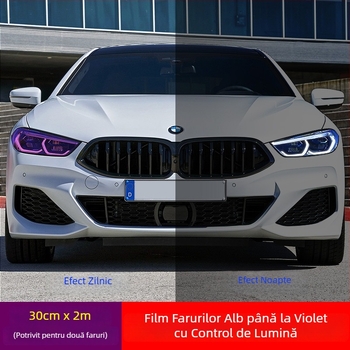 Autocolant pentru faruri auto, instalare tip lipire, material: Altul