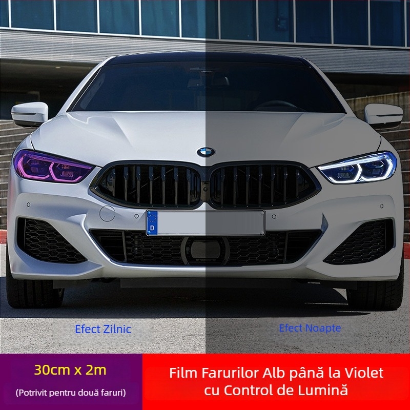 Autocolant pentru faruri auto, instalare tip lipire, material: Altul