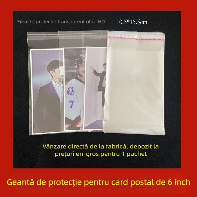 Pungi foto cu dublu strat, sigilate cu OPP, lungimea sigilării 3 cm, Gongcai, origine Jinhua, Zhejiang, China