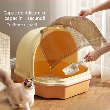 Cutie închisă pentru nisip de pisică, PP material, marcă Favored