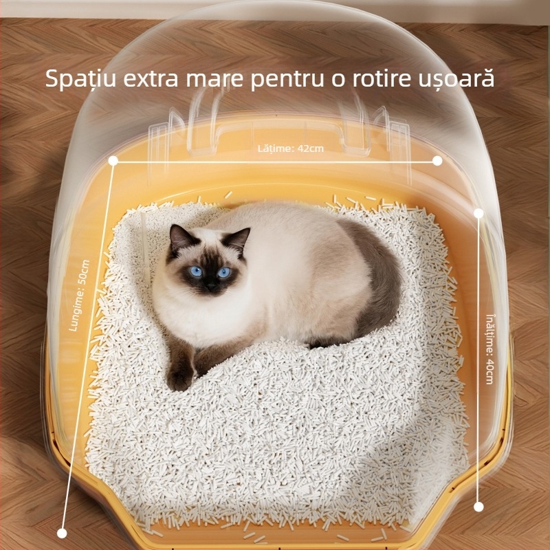 Cutie închisă pentru nisip de pisică, PP material, marcă Favored