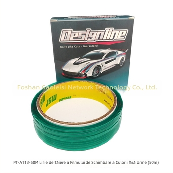 DTBD Instrument de aplicare a filmului pentru schimbarea culorii la mașină – linie de tăiere fără urme, bandă din fibre polimerice, 1 set