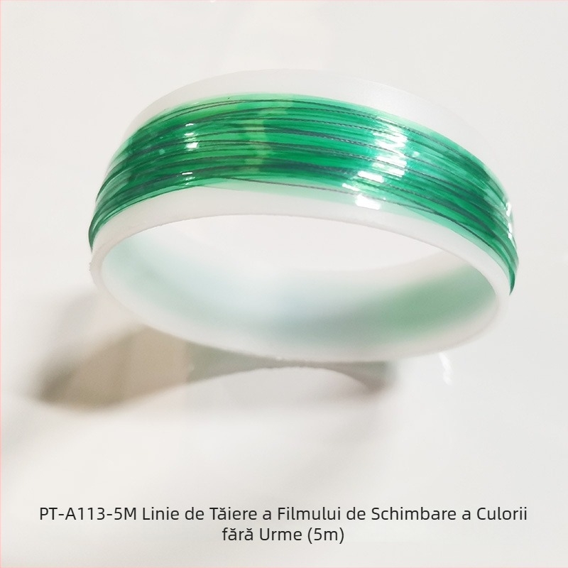 DTBD Instrument de aplicare a filmului pentru schimbarea culorii la mașină – linie de tăiere fără urme, bandă din fibre polimerice, 1 set