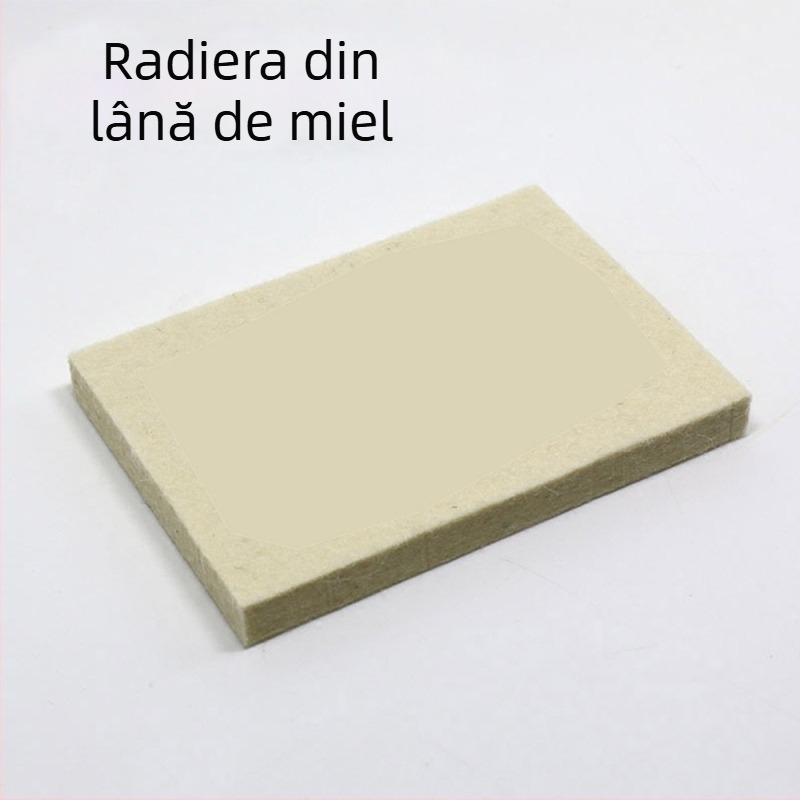 Racletă pătrată din fetru de lână pentru montaj folie auto, instrument racletă, 44 g