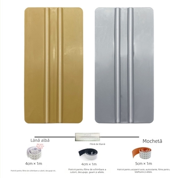 Racletă pentru folie auto, pătrată mare, din plastic — TACARO