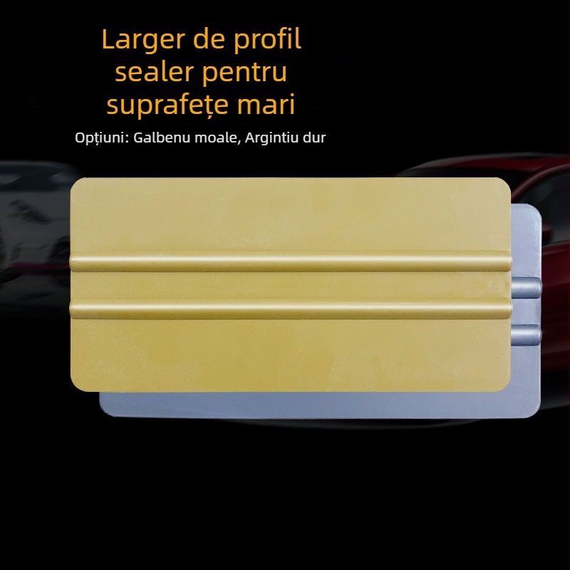 Racletă pentru folie auto, pătrată mare, din plastic — TACARO