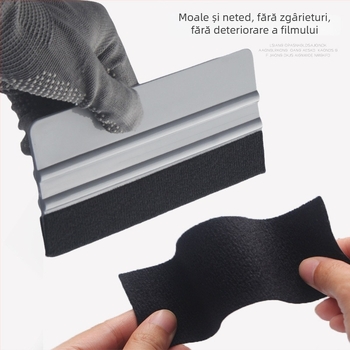 Baiyahu racletă PP pentru folie auto cu pernă de catifea