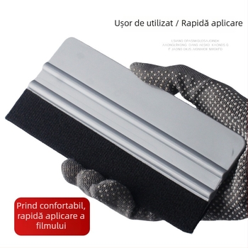 Baiyahu racletă PP pentru folie auto cu pernă de catifea